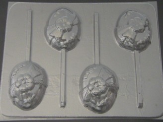 813 Egg Chocolate or Hard Candy Lollipop Mold